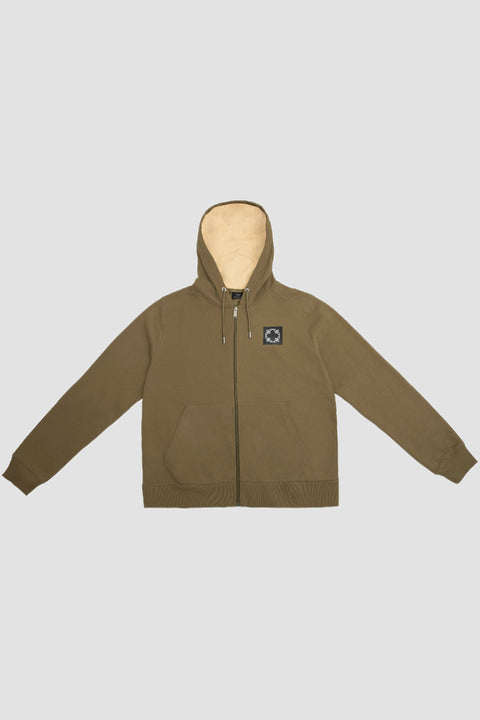 Men's Front Logo Full Zip Pullover Hoodie