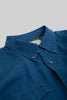 Causal Wear Long-Sleeved Shirt With Two Patch pockets in Navy