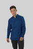 Men's Casual Wear Shirt With Floral Contrast Detail in Navy