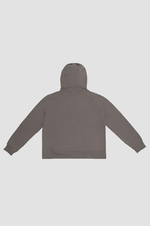 Logo Full-Zip Hoodie in grey - Toplook London