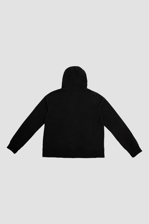Logo Full-Zip Hoodie in black - Toplook London