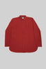 Causal Wear Long-Sleeved Shirt With Two Patch pockets in Savvy Red