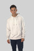 Men's Logo Front Pull-Over Hoodie Top, Light Grey