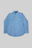 Long-Sleeved Shirt With Two Patch pockets Semi Formal Wear in Quiet Harbour Color