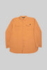 Relaxed Fit Men's Long-Sleeved Shirt With Two Patch pockets in Butterum