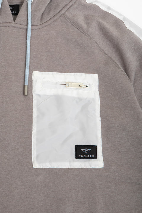 Light Grey Pullover Hoodie