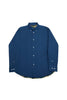 Button Down Collar Long-Sleeved Shirt with Camo Details in navy Colour - Toplook London