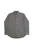 Button Down Collar Long-Sleeved Shirt with Camo Details in steel grey Colour - Toplook London