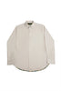 Button Down Collar Long-Sleeved Shirt with Camo Details in volcanic glass Colour - Toplook London