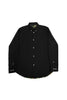 Button Down Long-Sleeved Shirt with Camo Details in black Colour - Toplook London