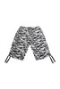 Camo 3/4 Vintage Shorts in off white - Toplook London