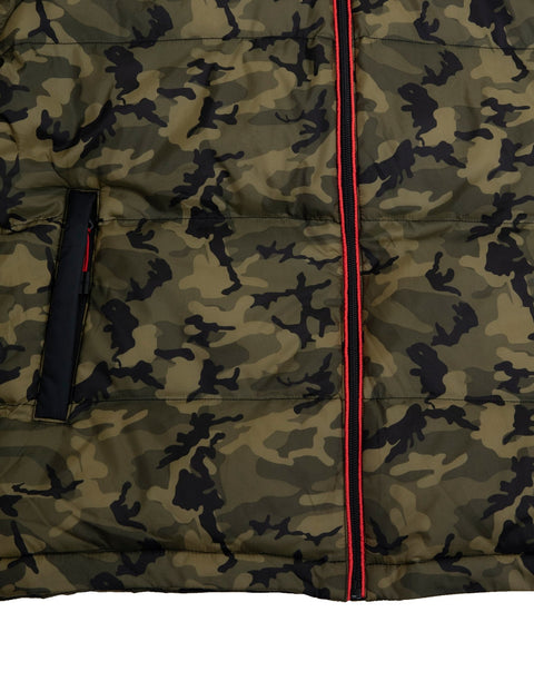 Camo Jacket in khaki - Toplook London