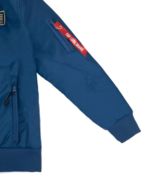 Classic Bomber Jacket in blue - Toplook London