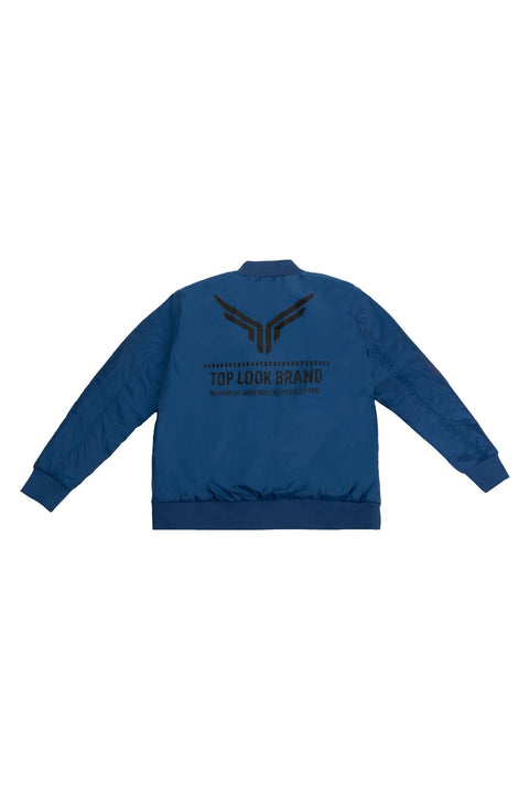 Classic Bomber Jacket in blue - Toplook London