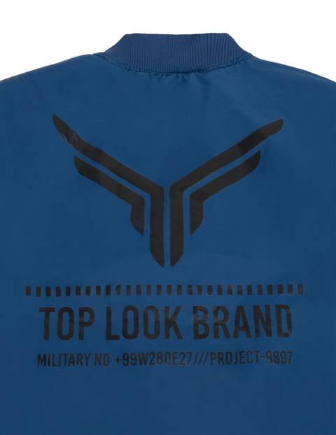 Classic Bomber Jacket in blue - Toplook London