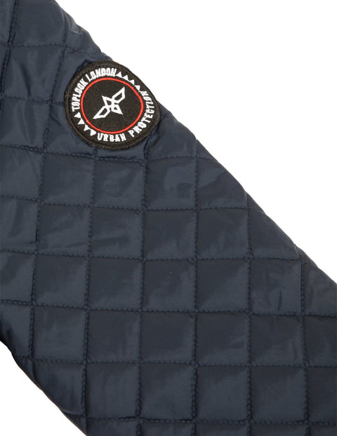 Classic Quilted Jacket in navy - Toplook London