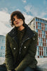 Classic Quilted Jacket in Olive Colour - Toplook London