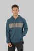 Contrast Pullover Panel Hoodie With Zipper For Men - Toplook London