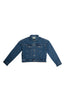 Ladies Denim Jacket in navy wash - Toplook London