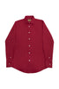 Long Sleeved Formal Smart Casual Slim Fit Bussiness Shirt Burgundy Colour - Toplook London