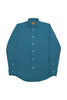 Long Sleeved Formal Smart Casual Slim Fit Shirt in Denim Blue Colour - Toplook London