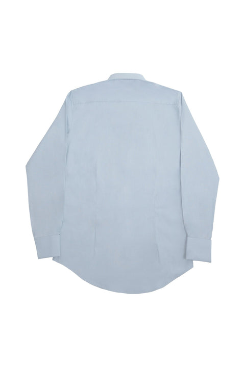 Long Sleeved Formal Smart Casual Slim Fit Shirt in Pale Blue Colour - Toplook London