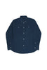 Long-Sleeved Shirt with Patch Pockets in Blue Colour - Toplook London