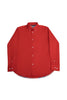 Long-Sleeved Shirt with Striped Details in molten lava - Toplook London