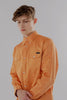 Long-Sleeved Shirt With Two Patch pockets in Butterrum Colour - Toplook London