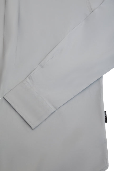 Long-Sleeved Shirt with Two Pockets in seafoam - Toplook London