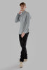 Long-Sleeved Shirt with Two Pockets in seafoam - Toplook London