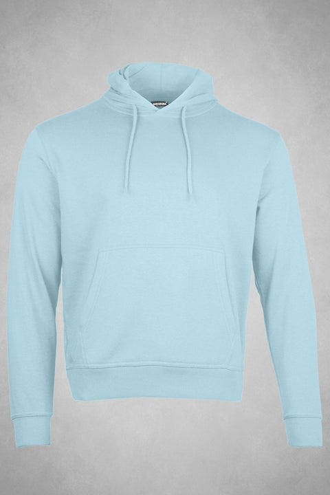 Mens Hoodie Fleece Casual Sports Top Drawstring Sweatshirts with Pockets Regular Fit Long Sleeve Hoody - Toplook London