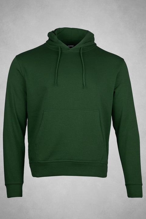 Mens Hoodie Fleece Casual Sports Top Drawstring Sweatshirts with Pockets Regular Fit Long Sleeve Hoody - Toplook London
