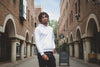 MEN'S PULL OVER TRACKSUIT HOODIE, WHITE - Toplook London