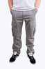 Men's Solid Outdoor Straight Cargo Trouser With Multi Pockets - Toplook London