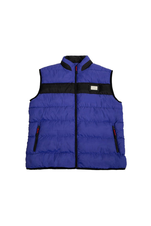 Panel Gilet in purple/black - Toplook London