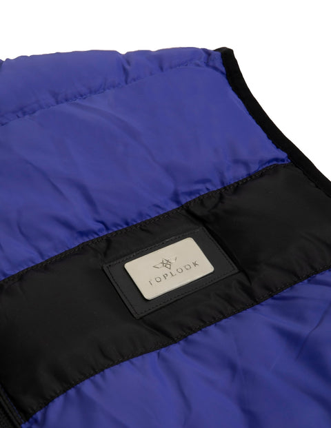 Panel Gilet in purple/black - Toplook London