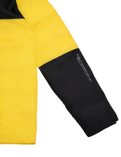 Puffer jacket with Panel details in yellow - Toplook London