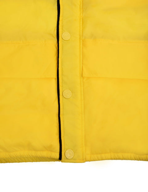 Puffer jacket with Panel details in yellow - Toplook London