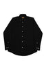 Regular Fit Oxford Cotton Long Sleeve Formal Smart Business Mens Black Colour - Toplook London