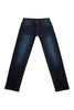 Seahawk Coloured Straight Jeans in Indigo dark wash - Toplook London