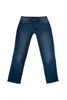 Seahawk Coloured Straight Jeans in mid blue - Toplook London