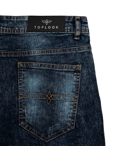 Skinny Fit Jeans in mid blue wash - Toplook London