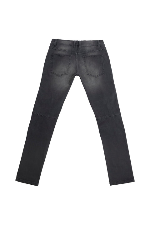 Smart 3D Ripped Slim Fit Jeans in grey - Toplook London
