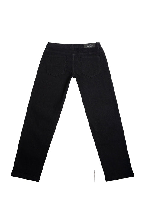 Straight Leg Jeans in Seahawk black Colour - Toplook London