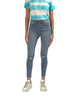 TOPLOOK Women's Rip Knee Midrise Skinny Jeggings, Light Blue - Toplook London