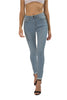 TOPLOOK Women's Shaping Midrise Skinny Jeans, Light Blue - Toplook London