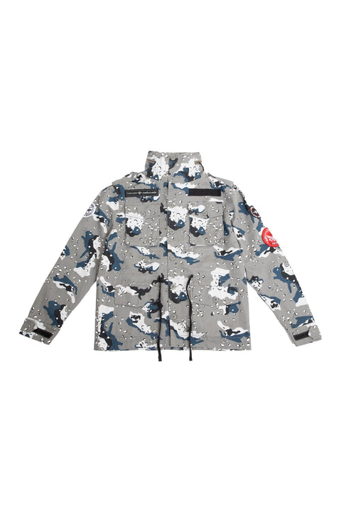 Utility Jacket in grey and blue - Toplook London