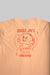 Women's Vintage Graphic Crew Neck T-Shirt, Peach - Toplook London